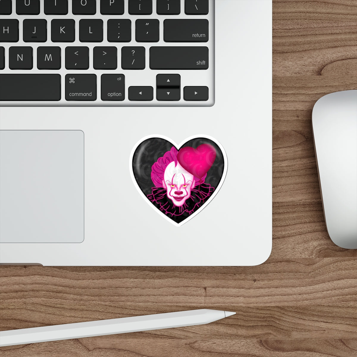 Pennywise Heart Die-Cut Sticker