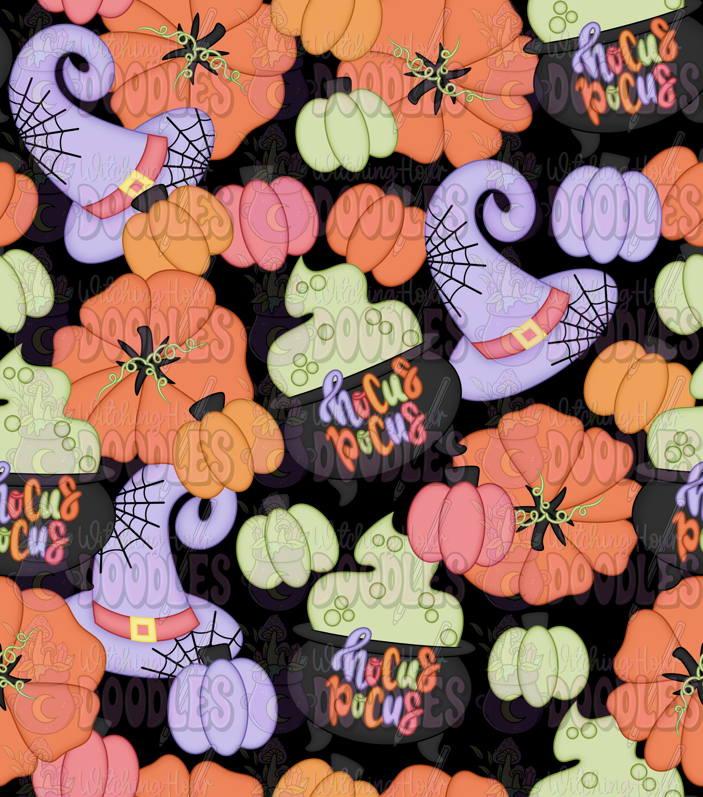 Halloween Mashup - Seamless Pattern