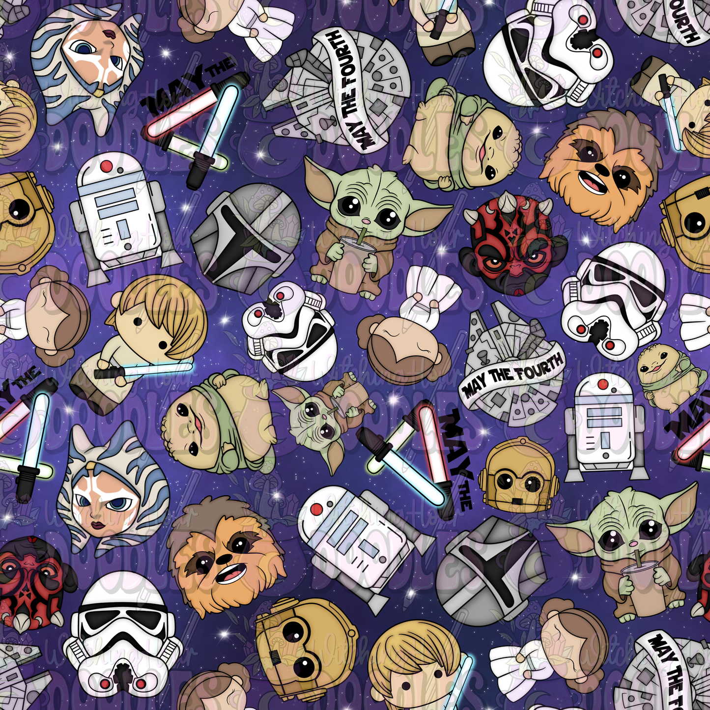 May the Fourth - Seamless Pattern