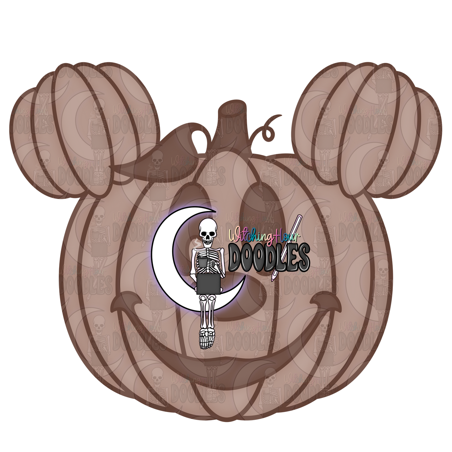 Brown Pumpkin Mouse (PNG)