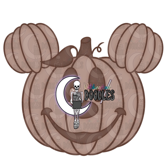 Brown Pumpkin Mouse (PNG)