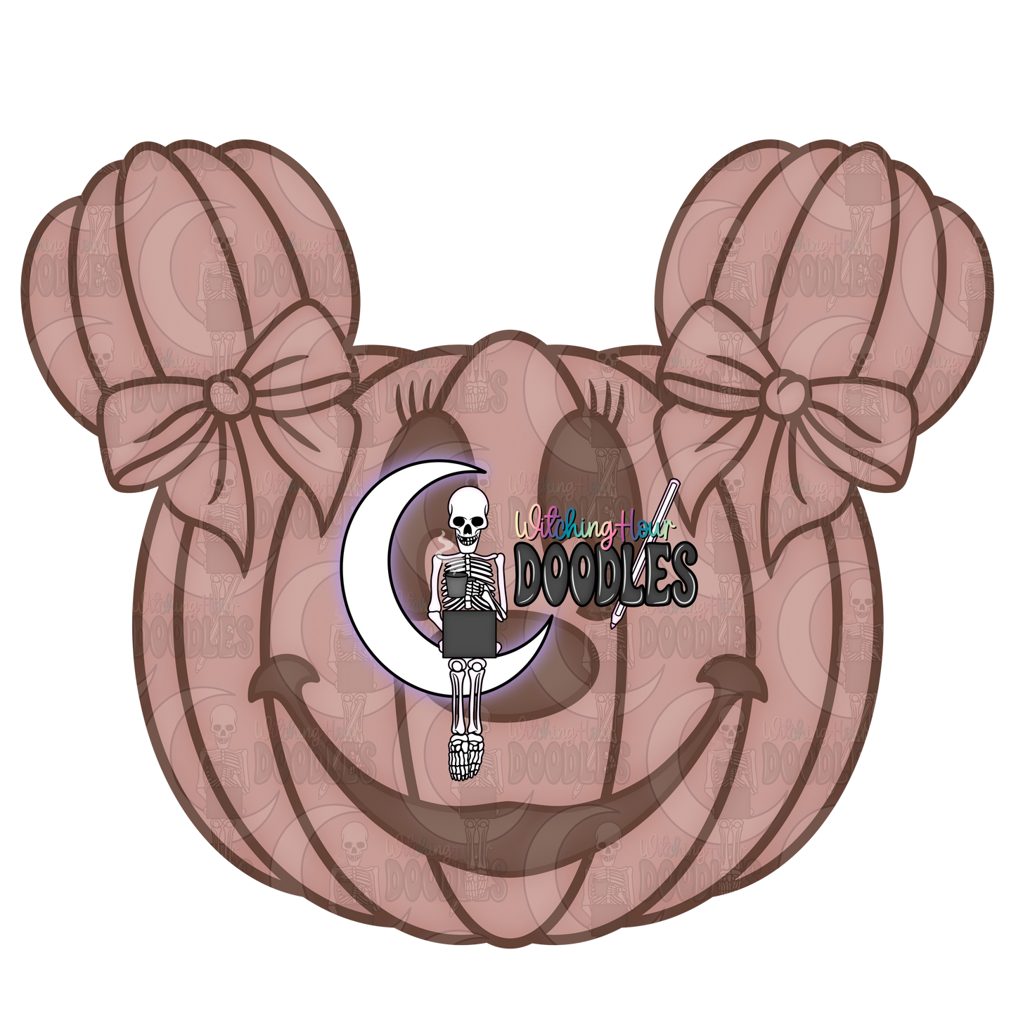 Mauve Pumpkin Mouse (PNG)