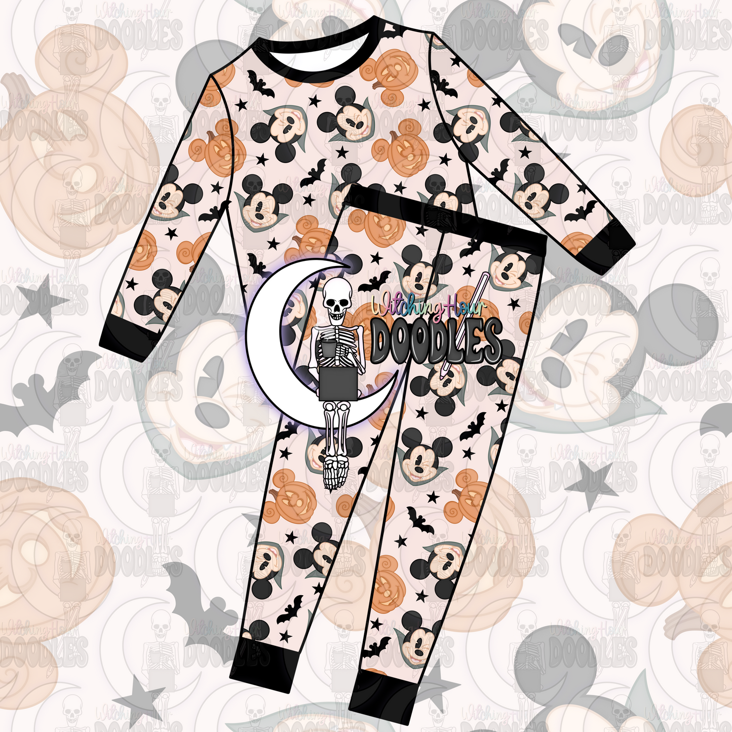 Mr. Mouse Halloween Cream (Seamless)