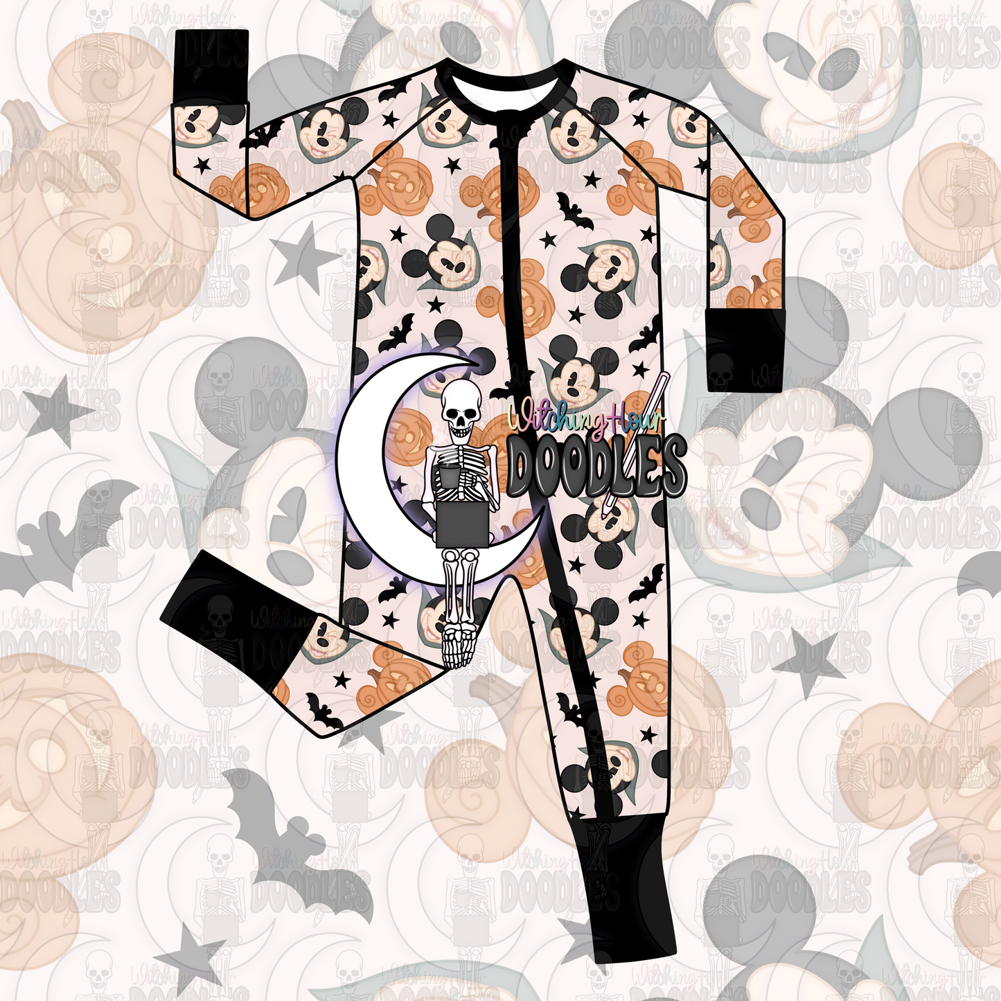 Mr. Mouse Halloween Cream (Seamless)