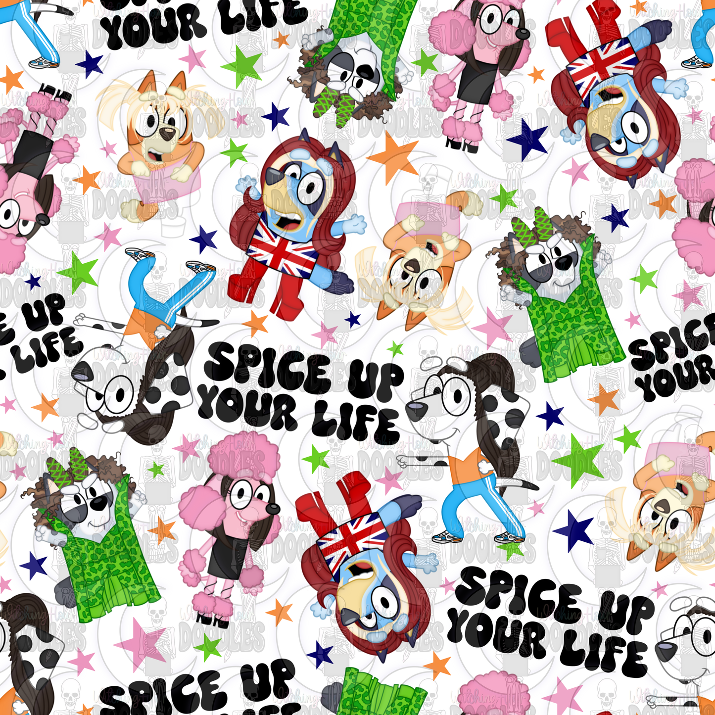 Spice Up Your Life Dog - Seamless