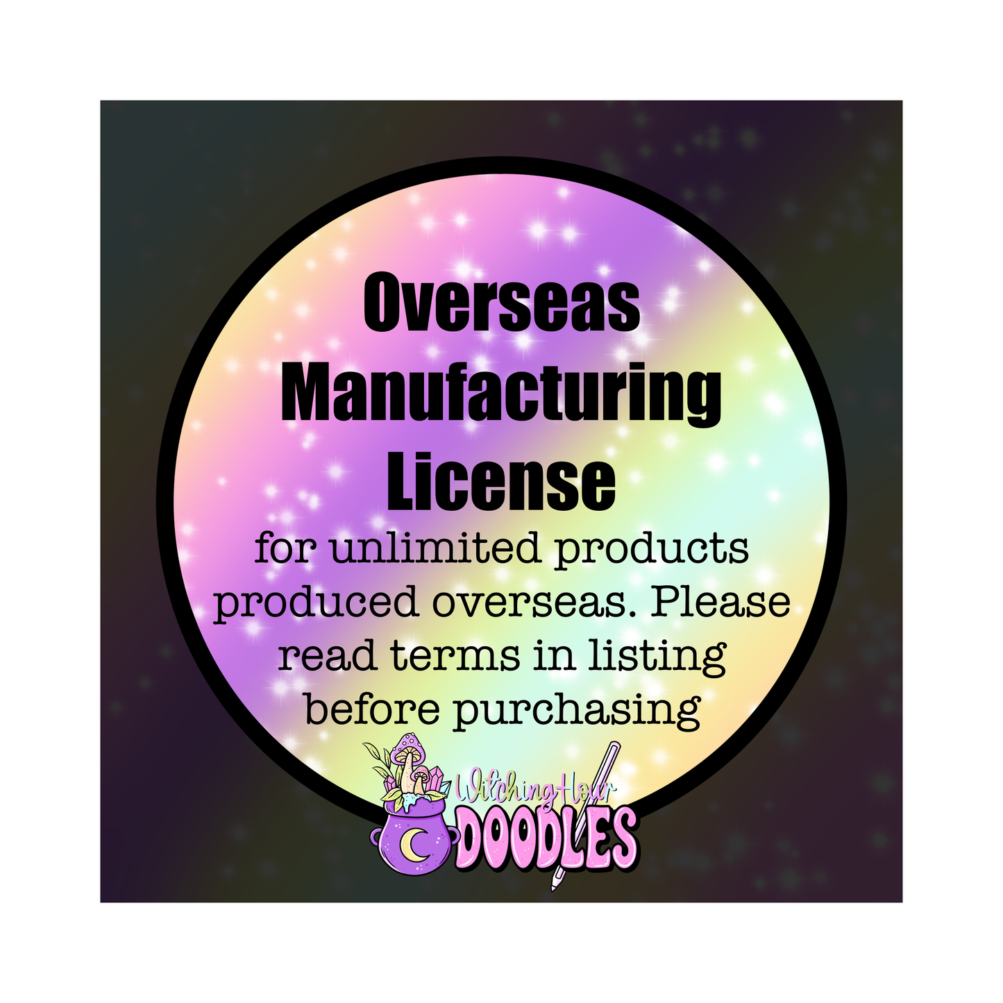 Commercial License for Overseas Manufacturing