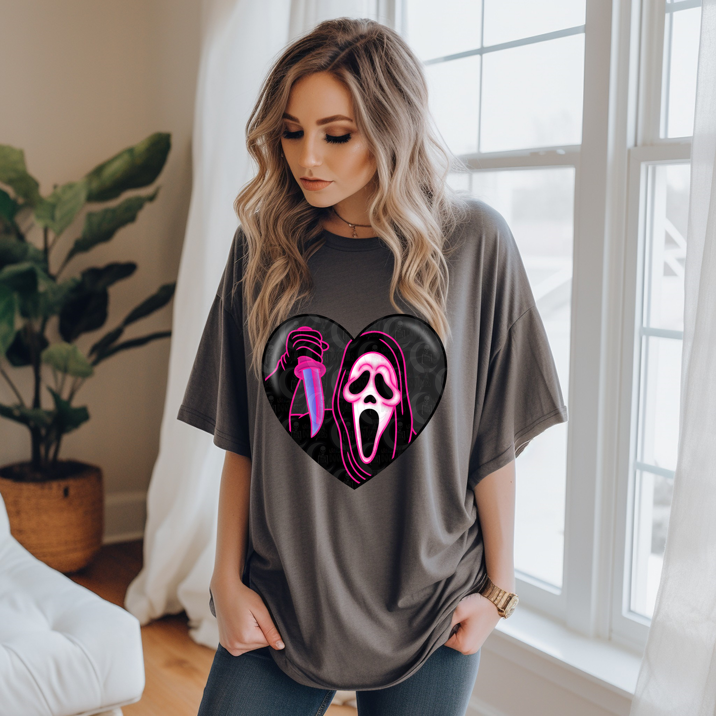 Ghostface Heart Shirt (Unisex)