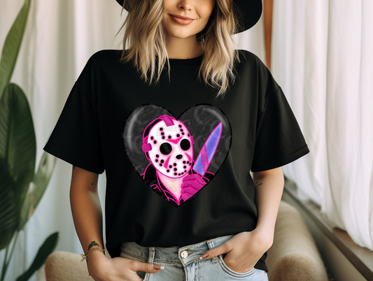 Jason Vorhees Heart Shirt (Unisex)