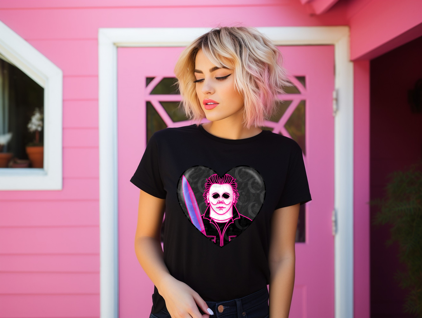 Michael Myers Heart Shirt (Unisex)