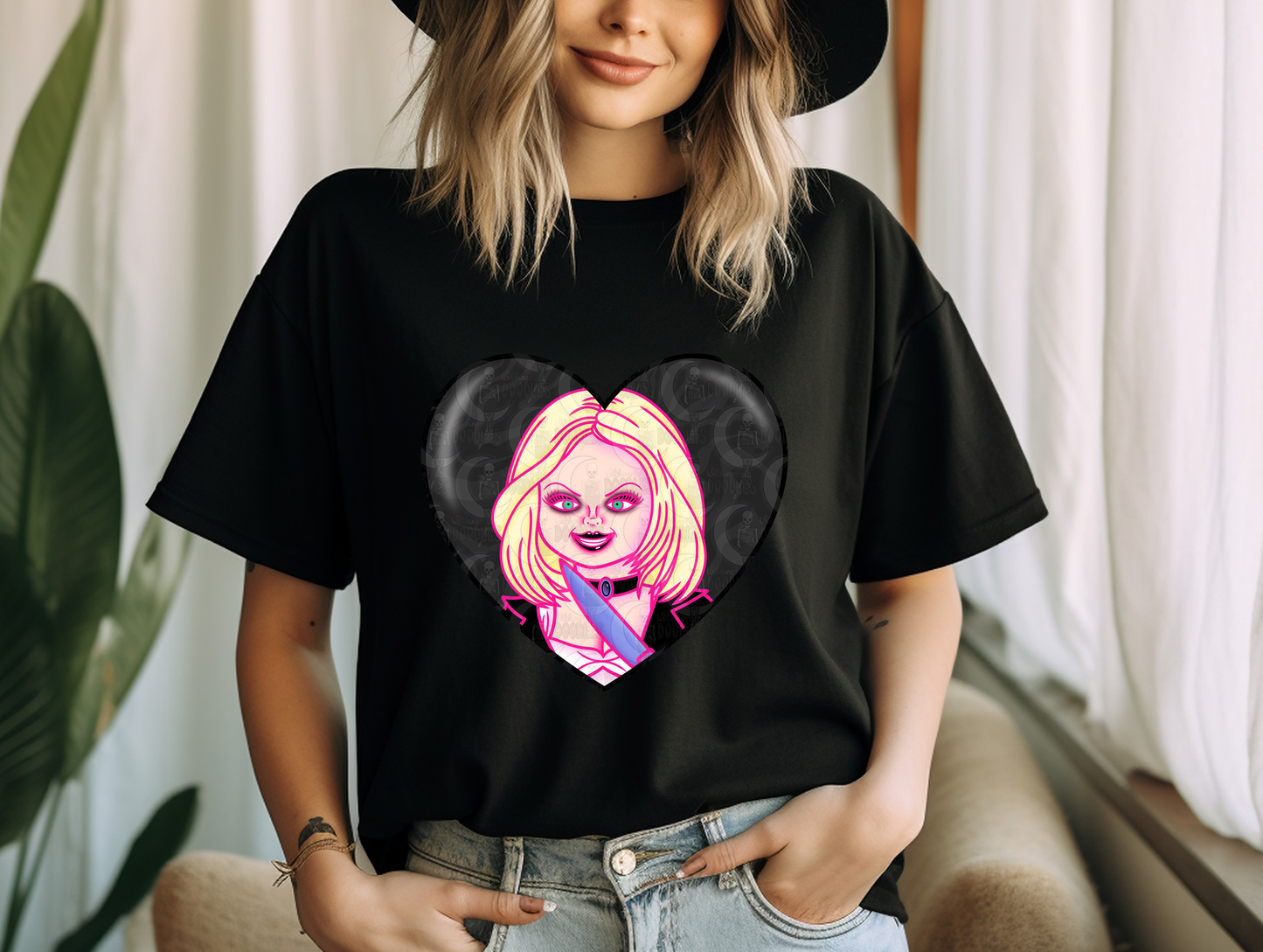 Bride of Chucky Heart Shirt (Unisex)