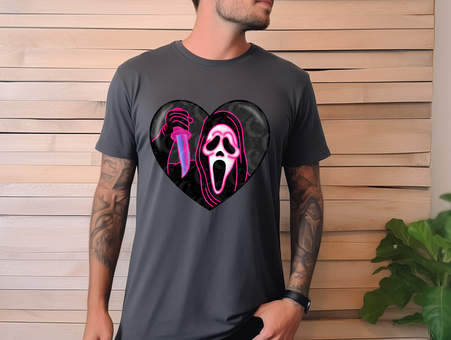 Ghostface Heart Shirt (Unisex)