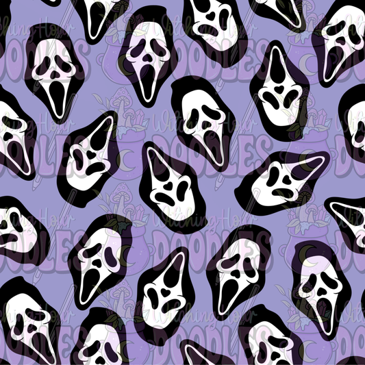 Purple Ghostface - Seamless