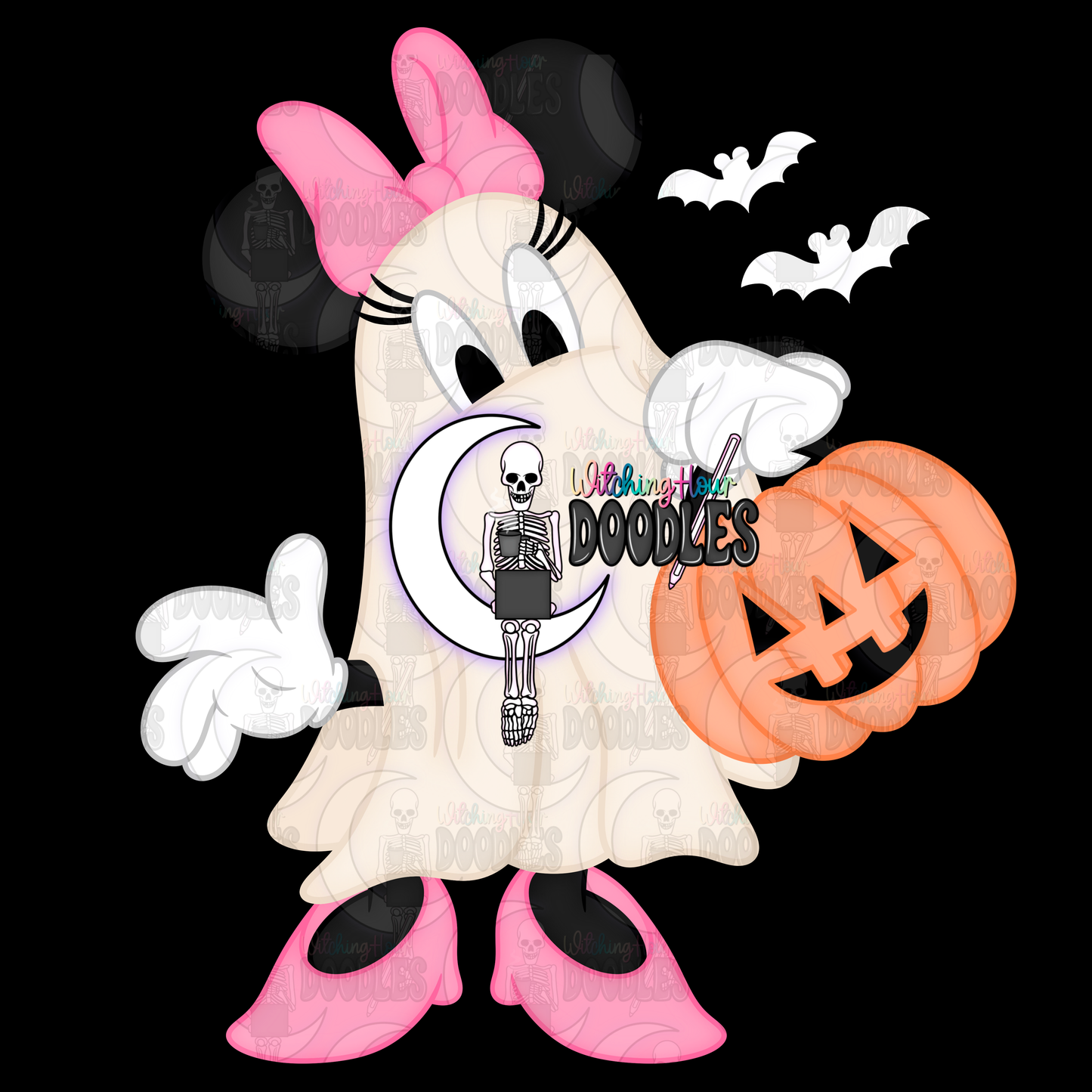 Mrs. Mouse Halloween (2 PNGs)