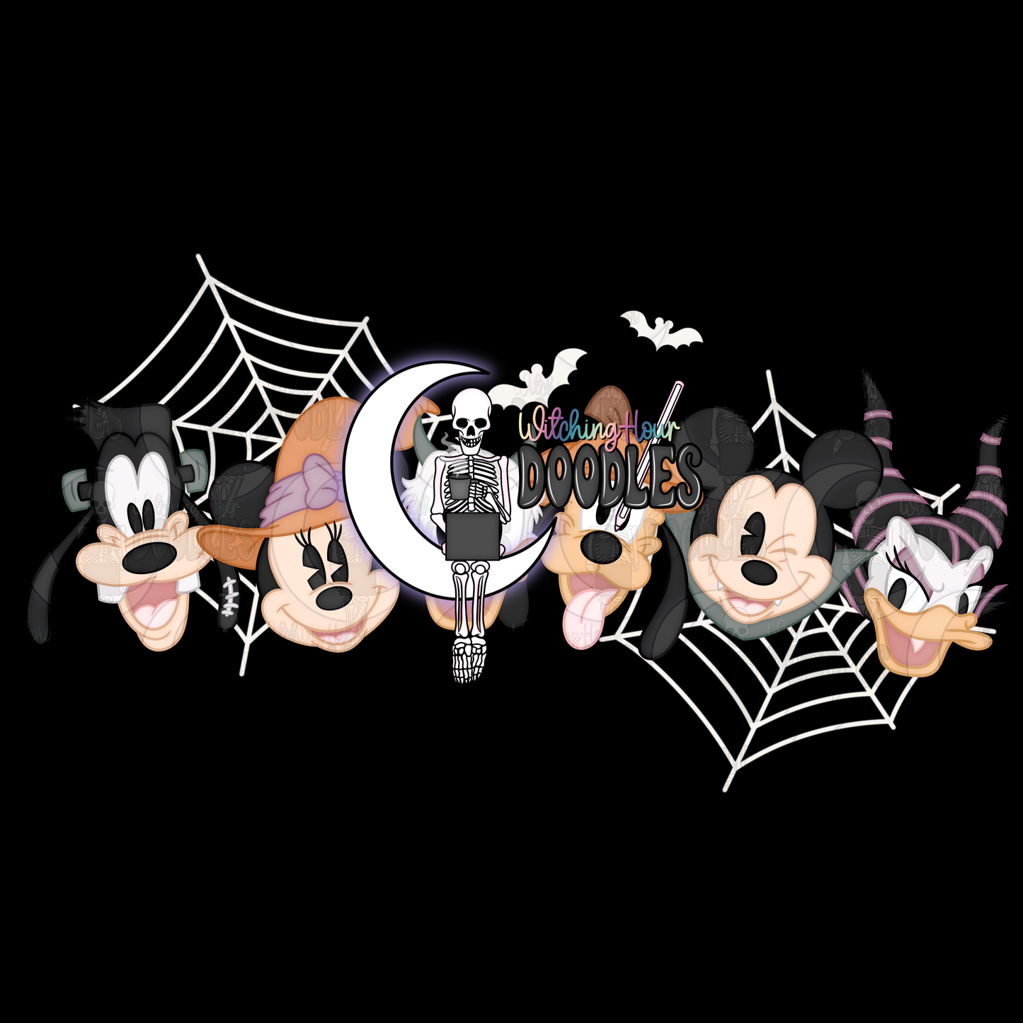 Mouse & Friends Spiderweb (PNG)