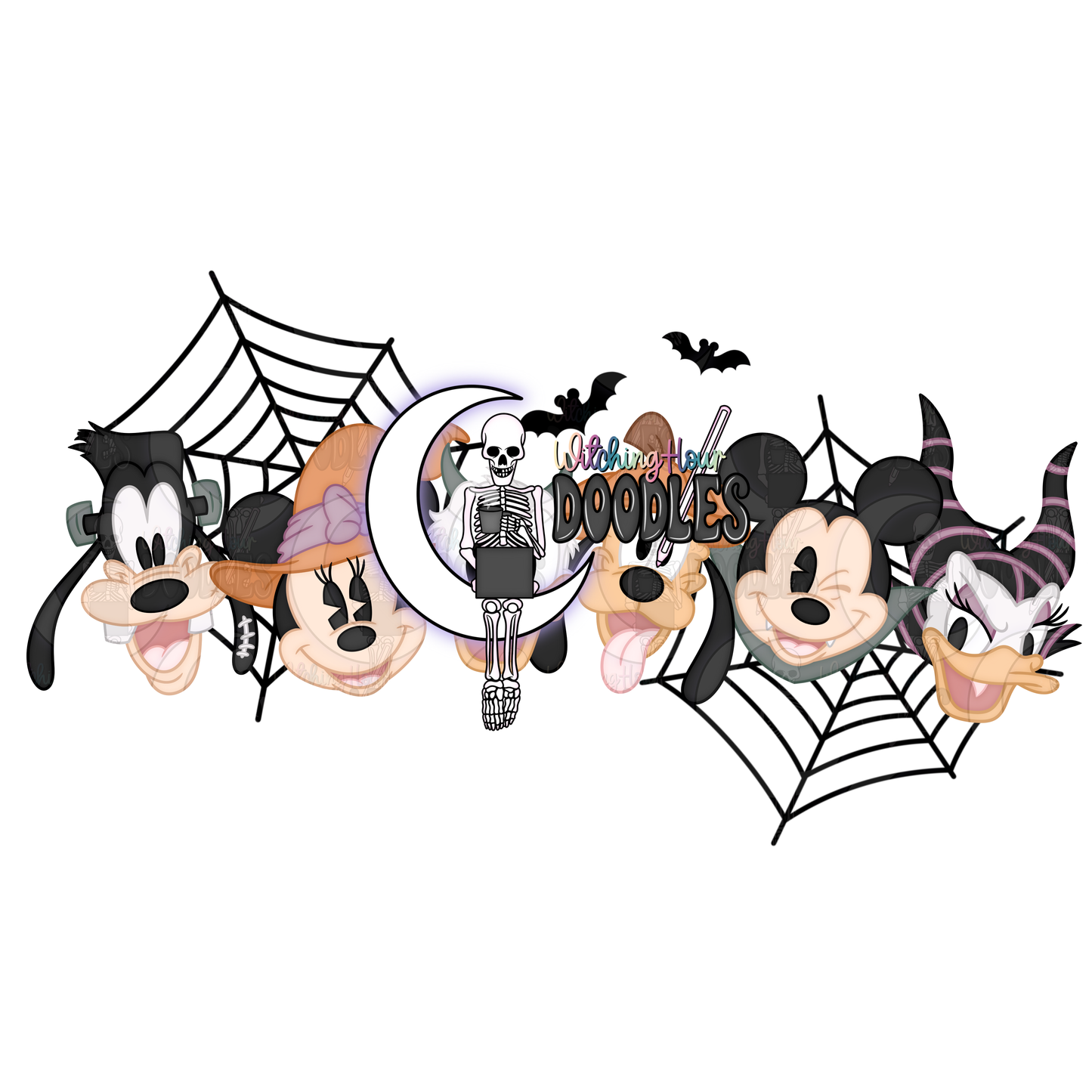 Mouse & Friends Spiderweb (PNG)