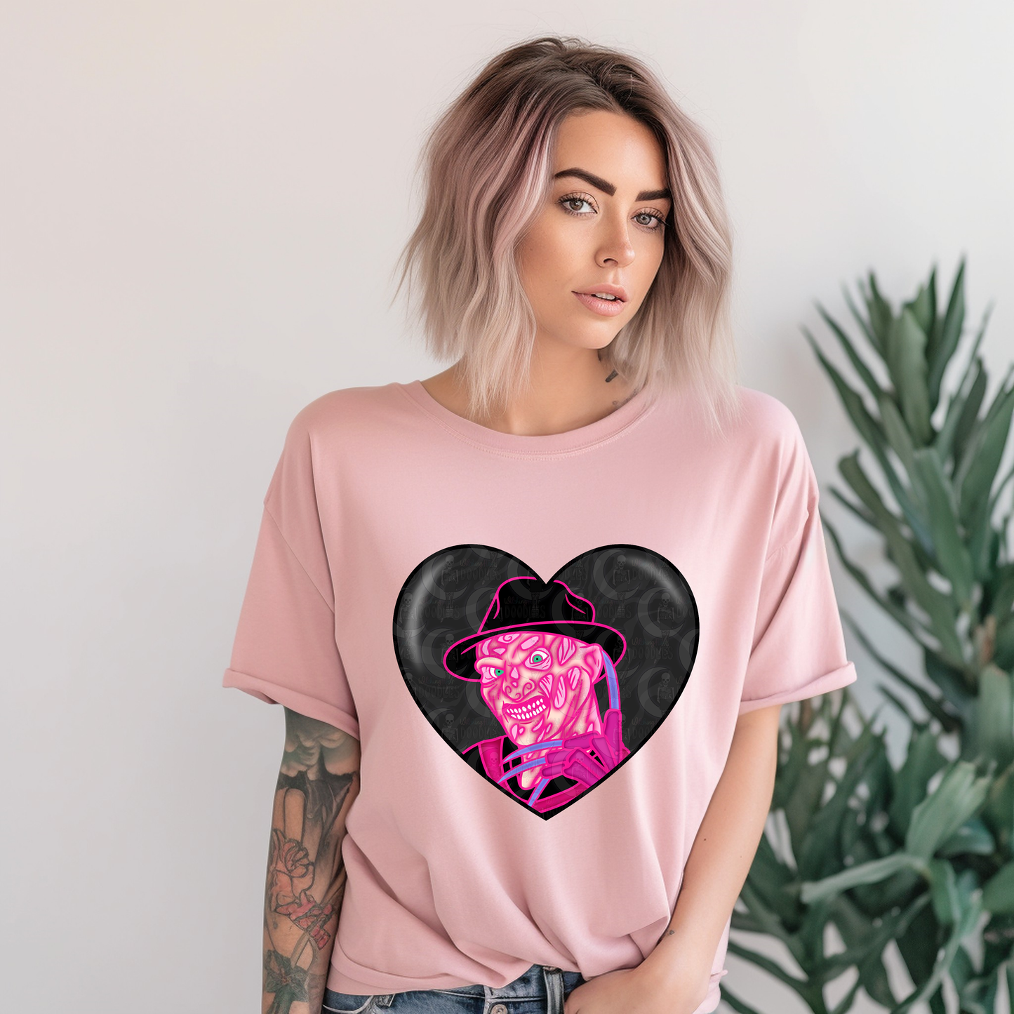 Freddy Heart Shirt (Unisex)