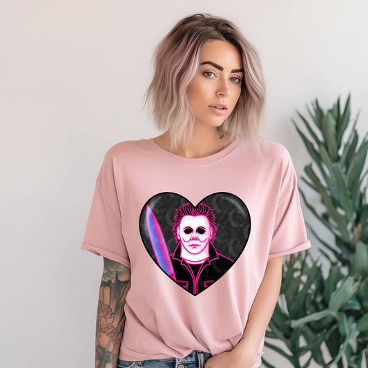 Michael Myers Heart Shirt (Unisex)