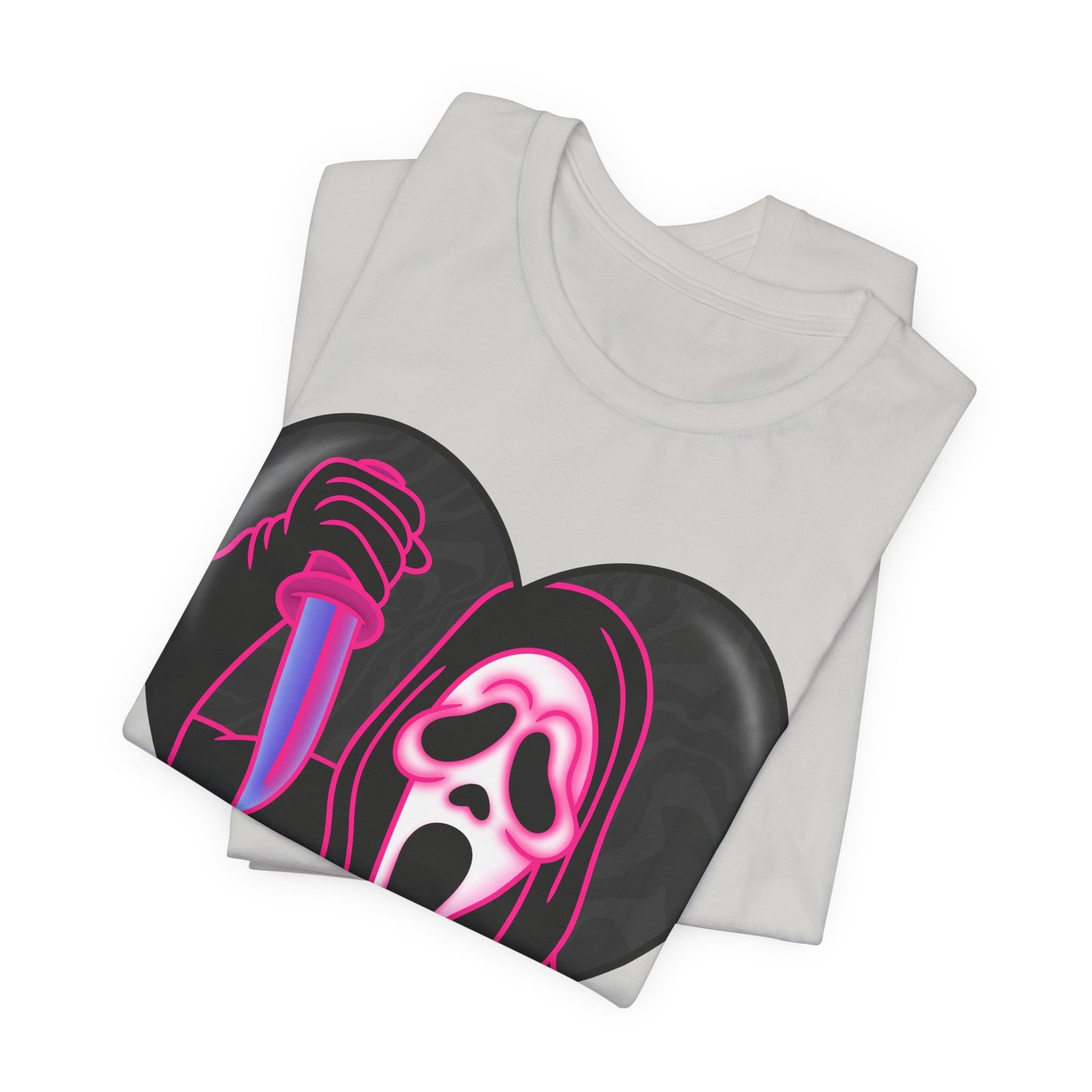 Ghostface Heart Shirt (Unisex)