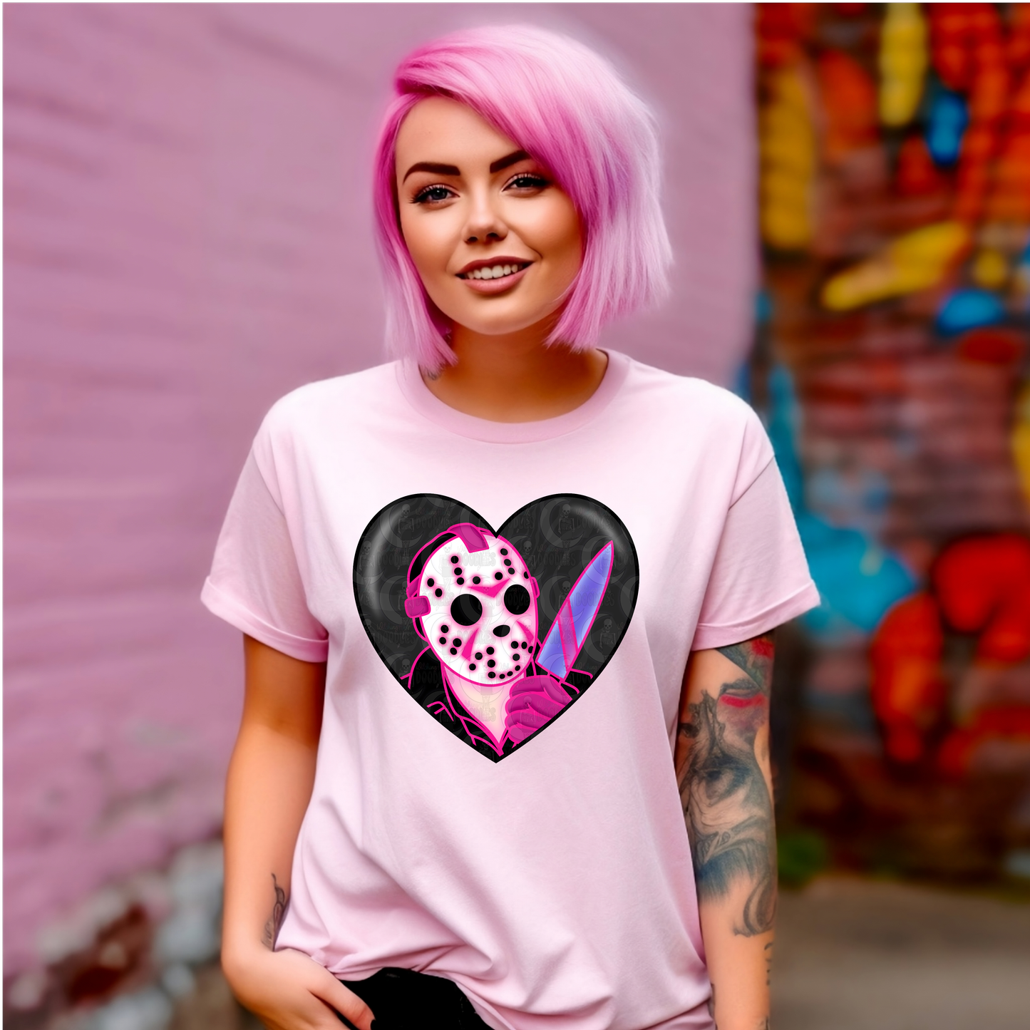 Jason Vorhees Heart Shirt (Unisex)