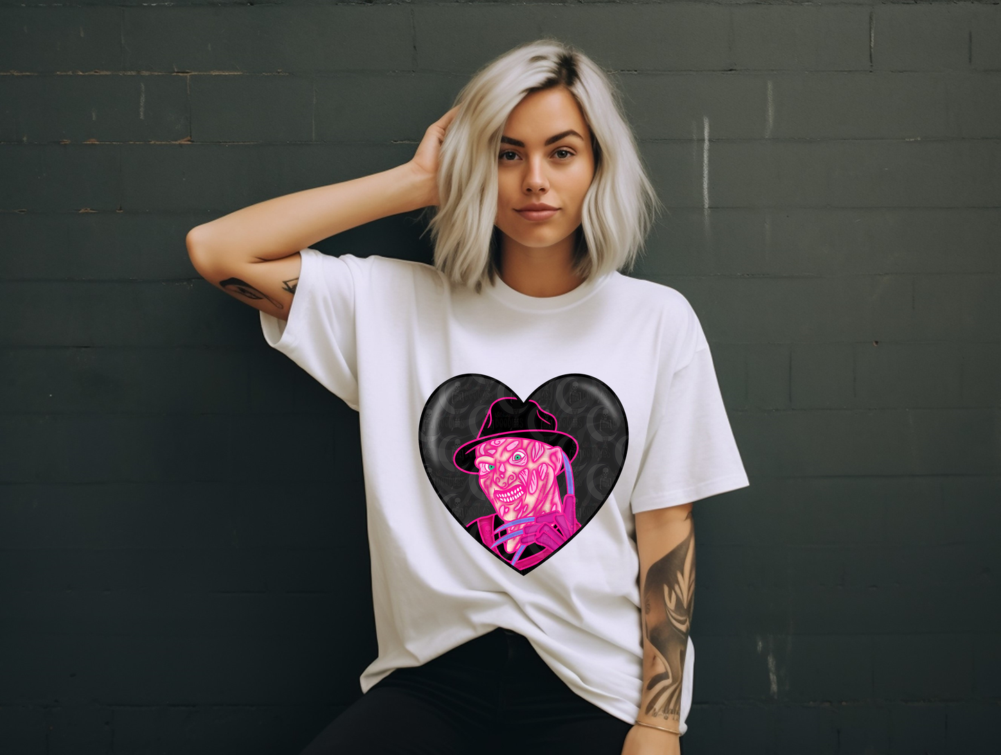 Freddy Heart Shirt (Unisex)