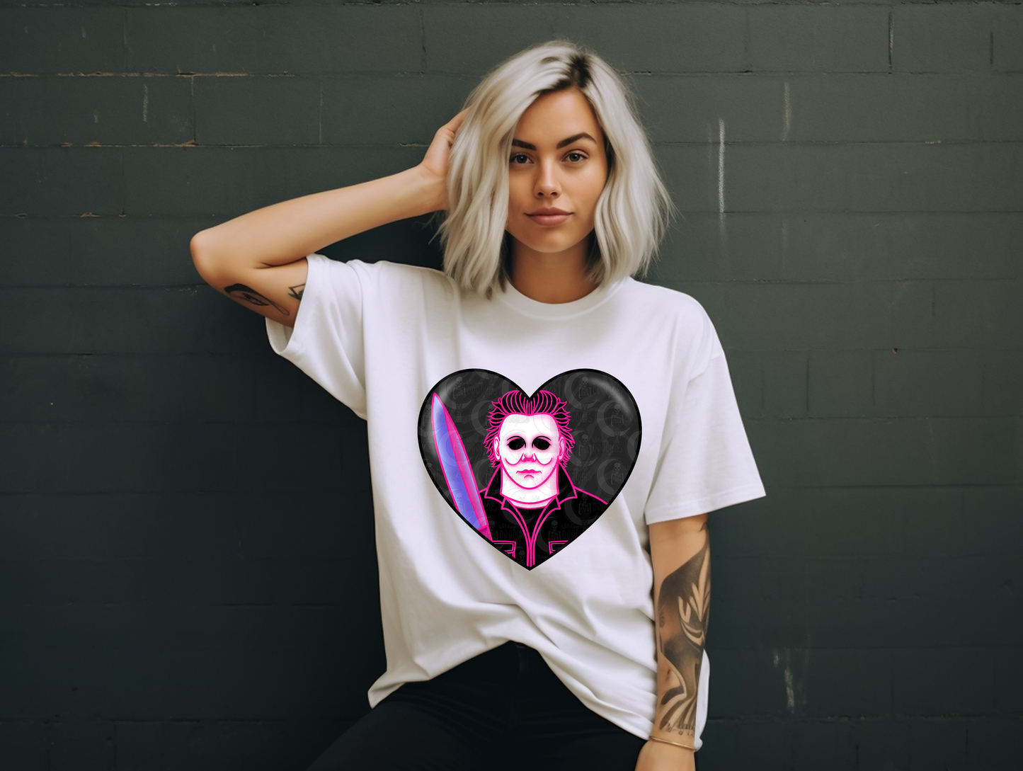 Michael Myers Heart Shirt (Unisex)